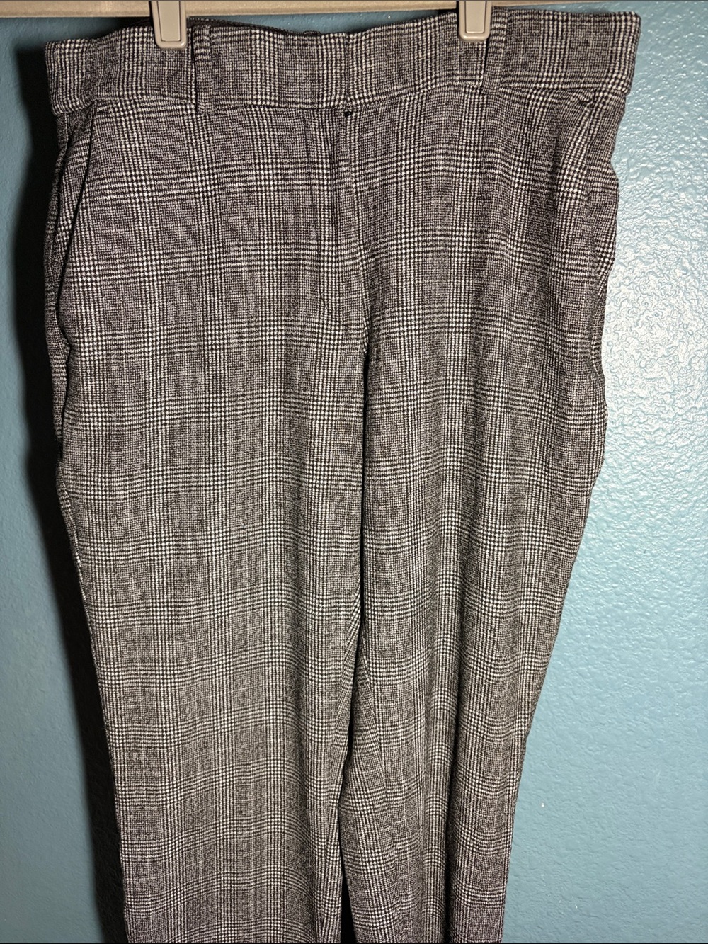 Woman’s Gray Plaid Dress Pants by H&M size 10